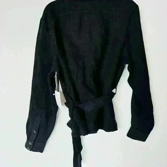 NWT! Frame 100% Linen Wrap Pocket Jacket - Picture 4 of 8